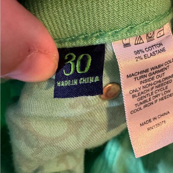 C. Wonder Skinny Crop Bright Green Denim Jeans Women’s Size 30 EUC - Picture 7 of 13